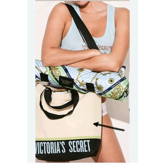 Vintage Victoria’s Secret VS , cooler bag/Pocketbook/tote & packable blanket - Picture 2 of 12